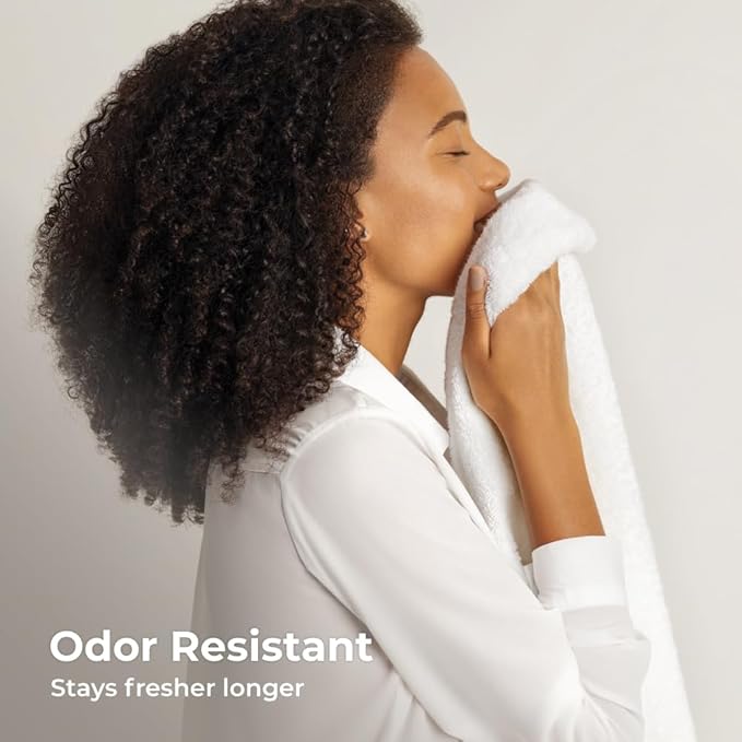 Cariloha Bath Towel | Harbor Gray |28"x54" | Turkish Cotton & Viscose Material - Image 2