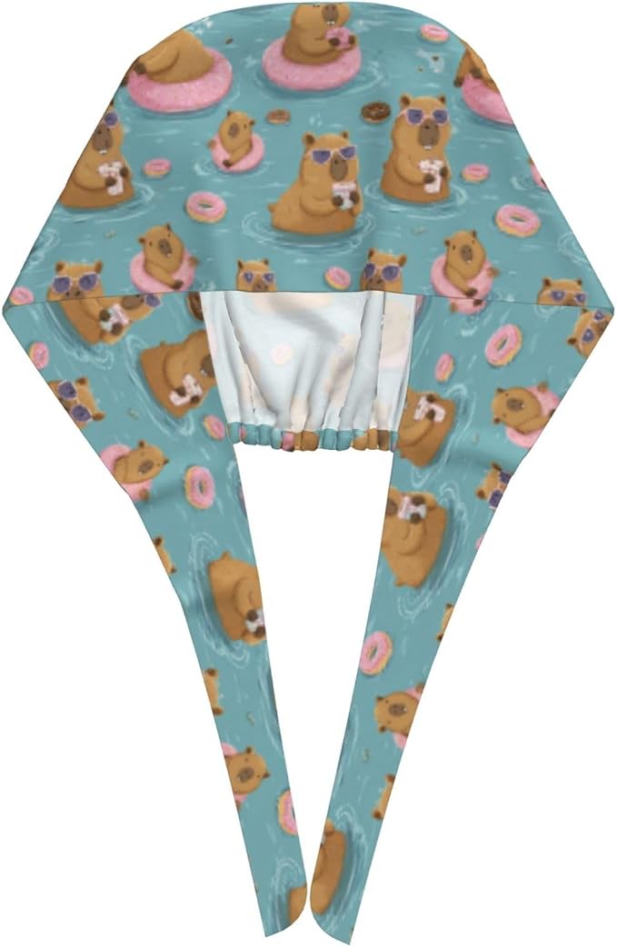 Alligator Ice Cream Working Cap, Scrub Cap - Image 3