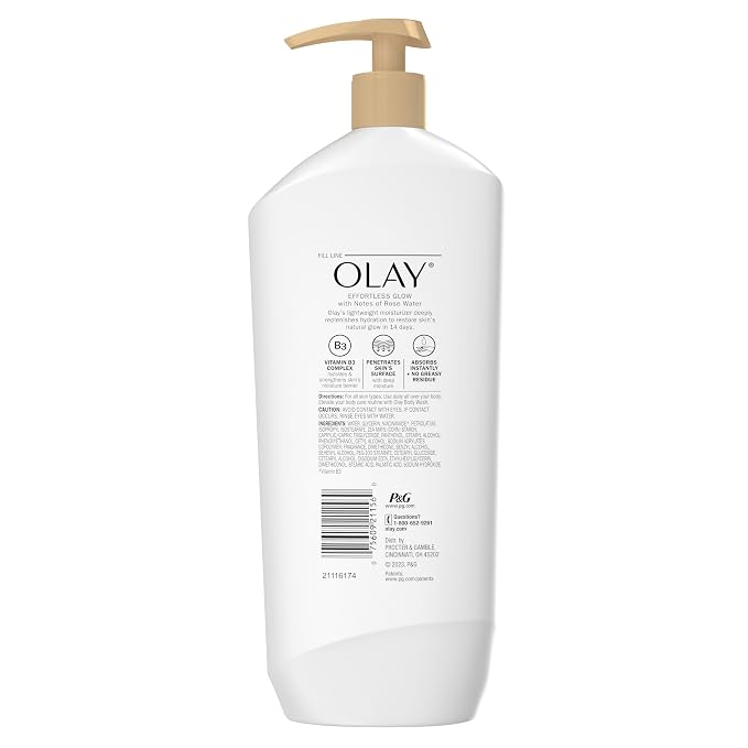 Olay Body Lotion for Women, Effortless Glow, Restore Natural Glow, 24hr - Image 7