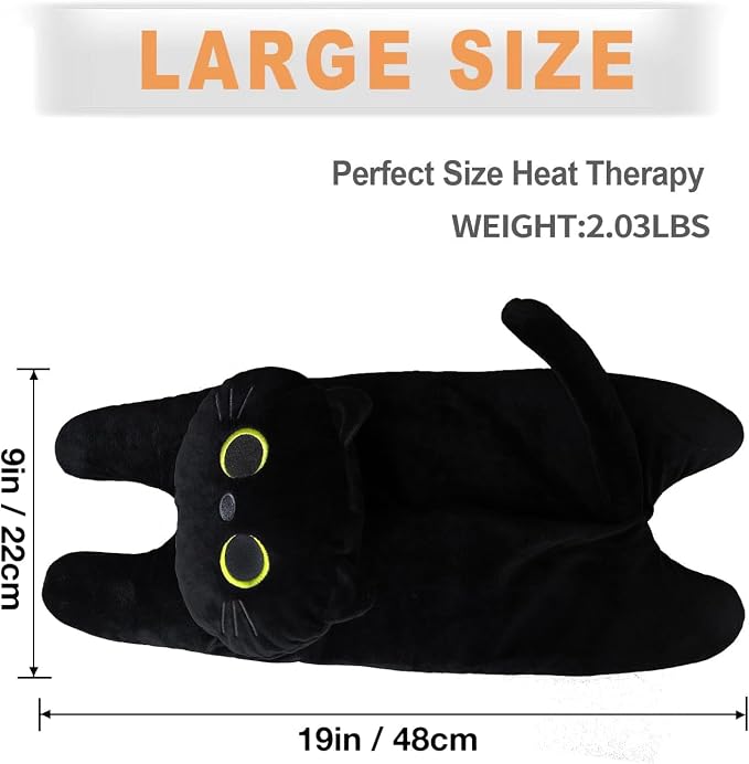 Microwave Heating Pad for Cramps Pain Relief, 19 * 9" Microwavable Heating Pads - Image 3