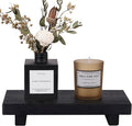 zoocatia Small Wood Tray Pedestal Stand Farmhouse Bathroom Decor Decorative by zoocatia