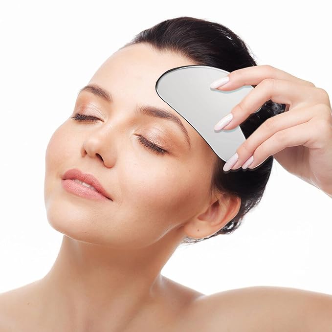 Gua Sha Facial Tools, Stainless Steel Guasha Tool - Image 7