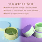 Pixi Day & Night Eye Patch Duo |Depuffing Hydrogel Under-Eye Patches - Image 3