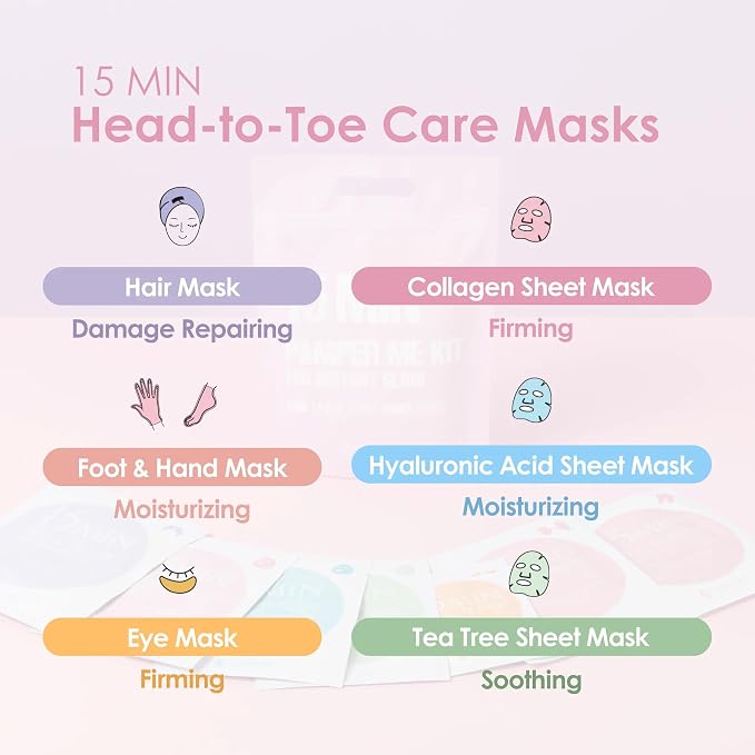 Naisture 15 Min Pamper Me Kit Korean Spa Skincare Gift Set - Image 2