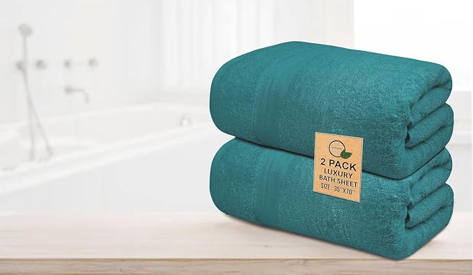 100% Cotton Luxury Bath Sheets - Image 7