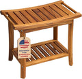 Premium 22" Teak Wood Shower Bench by Home