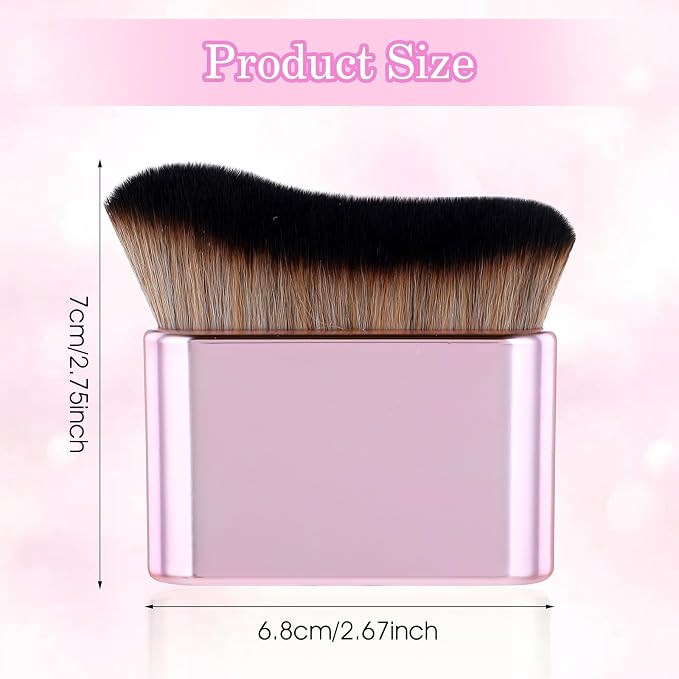 Soft Body Makeup Brush Portable Self Tanning Brush Self Tanner Face & Body - Image 2