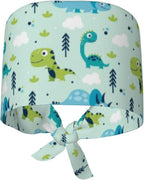 Adjustable Scrub Cap with Buttons & Sweatband, Working Hat with Elastic Tie Back - Image 9