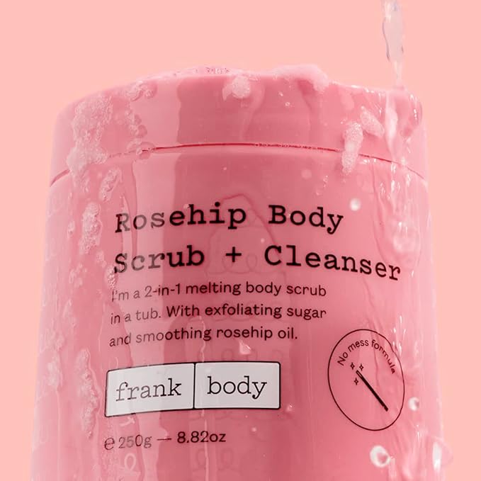 frank body Rosehip Body Scrub & Cleanser | Fades Marks & Softens Skin - Image 5