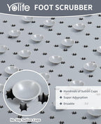 Yolife Shower Foot Scrubber Mat, Anti-Slip Bath Mat - Image 2