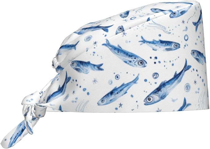 Alligator Ice Cream Working Cap, Scrub Cap by Unknown