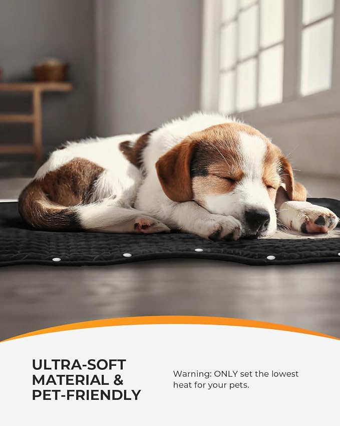 CooCoCo Large Heating Pad for Back Pain Relief, FSA Eligible Foot Warmer - Image 6