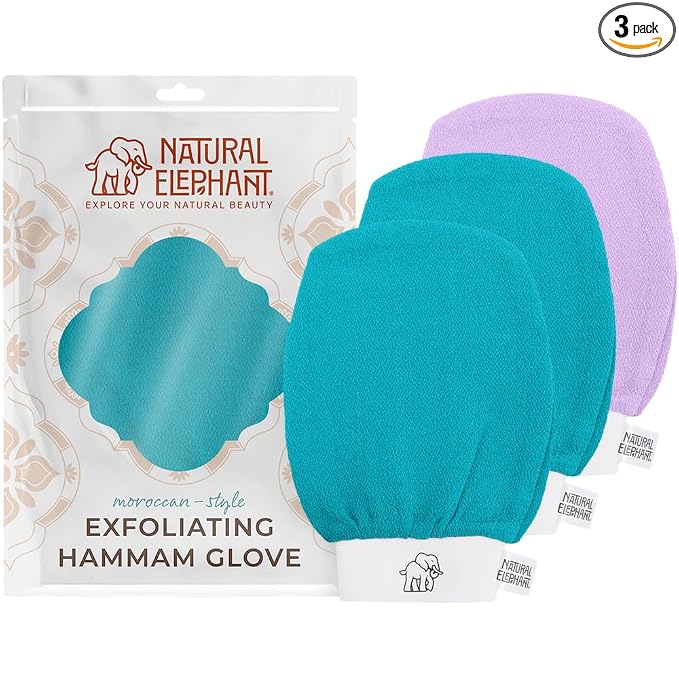 Natural Elephant Exfoliating Hammam Glove) by NaturalElephant