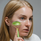 Jade Roller Gua Sha Facial Tools Set, Guasha Facial Massage Tool, Face Roller - Image 7