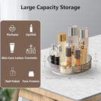 Rotating Makeup Organizer for Vanity, Spinning Cosmetics Storage for Bathroom - Image 3