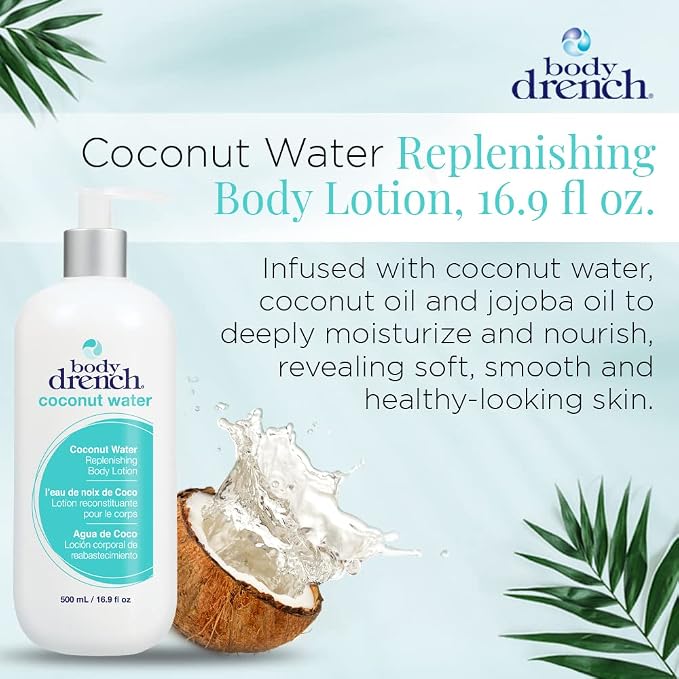 Body Drench Body Lotion for Women, Coconut Water – Hydrating Coconut Lotion for - Image 2