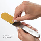 ForPro Professional Collection Stainless Steel Pedi File Refill, 80 Grit - Image 4