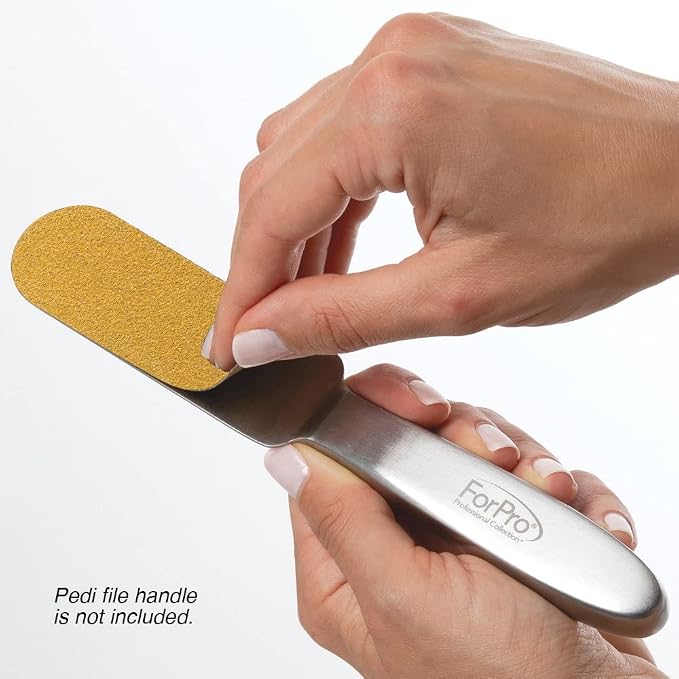 ForPro Professional Collection Stainless Steel Pedi File Refill, 80 Grit - Image 4