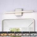 16W LED Vanity Light Bar, 19.6-Inch Brushed Nickel Bathroom Fixture, 5CCT Color by BRIVOLART
