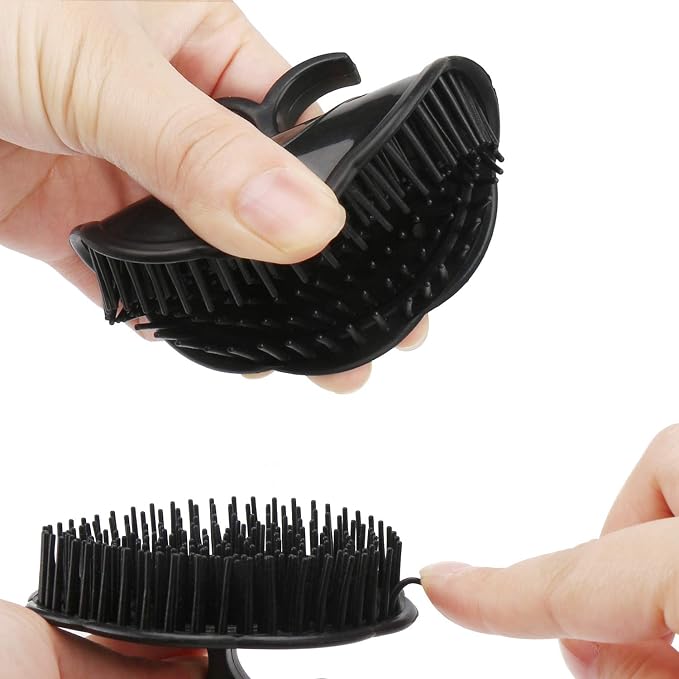 Segbeauty Mens Shampoo Brush, Massage Hair Brush Floriated Shower Comb - Image 5