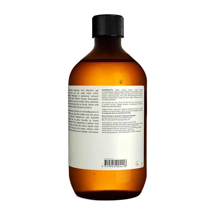 Aesop A Rose By Any Other Name Body Cleanser Refill | Gentle Shower Gel - Image 7