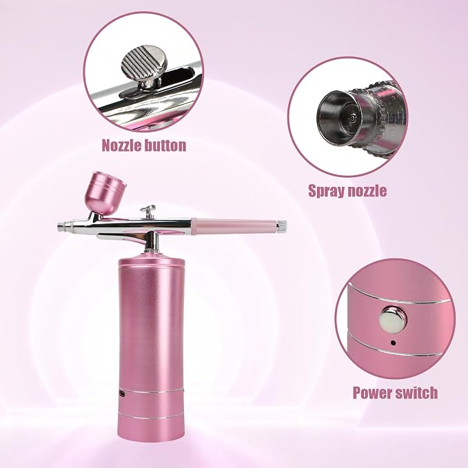 Oxygen Facial Machine – Handheld High Pressure Mist Spray Steamer - Image 5