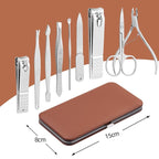 Manicure Set, FAMILIFE Professional Manicure Kit Nail Kit Mens Grooming Tools - Image 2