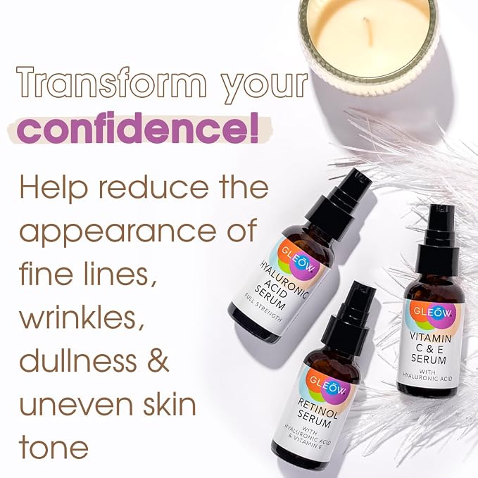 GLEOW Retinol Serum for Face, Vitamin C - Image 6