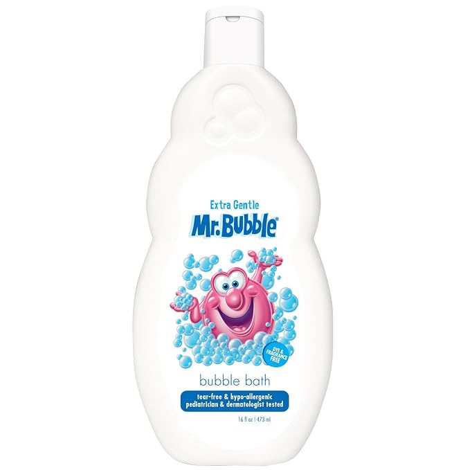 Extra Gentle Bubble Bath Kids Bubble Bath by Mr. Bubble, 16 Ounce by MrBubble