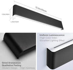 Aipsun 32.6 inch Modern Black Vanity Light Fixtures LED Black Bathroom Wall - Image 6