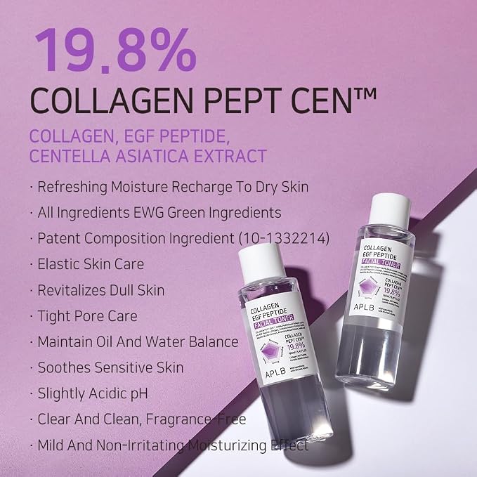 APLB Collagen EGF Peptide Facial Toner | Collagen PEPT CEN™ 19.8% 5.41 - Image 3