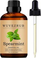 Spearmint Essential Oils, 120ML Pure and Natural Essential Oil by WUVEZRUB