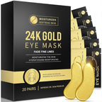 Under Eye Patches, 20 Pairs 24K Gold Eye Patches by feisou
