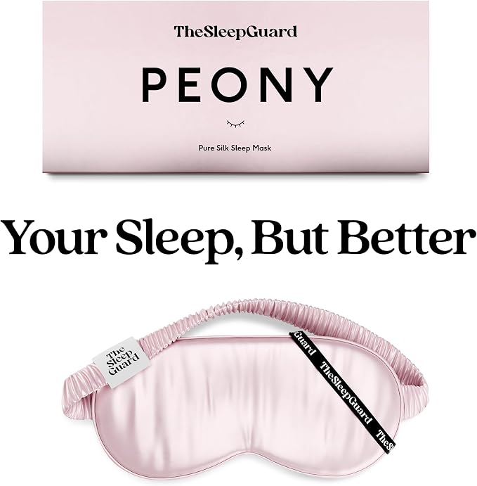 TheSleepGuard Pure Silk Sleep Mask Light Blocking Travel Essentials. Eye Masks - Image 6