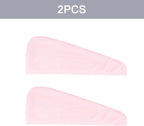 MaopaoBeauty Microfiber Hair Towel, 2 Packs Hair Turbans - Image 3