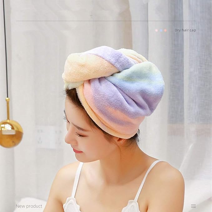 Microfiber Hair Drying Wrap Towel - Image 2