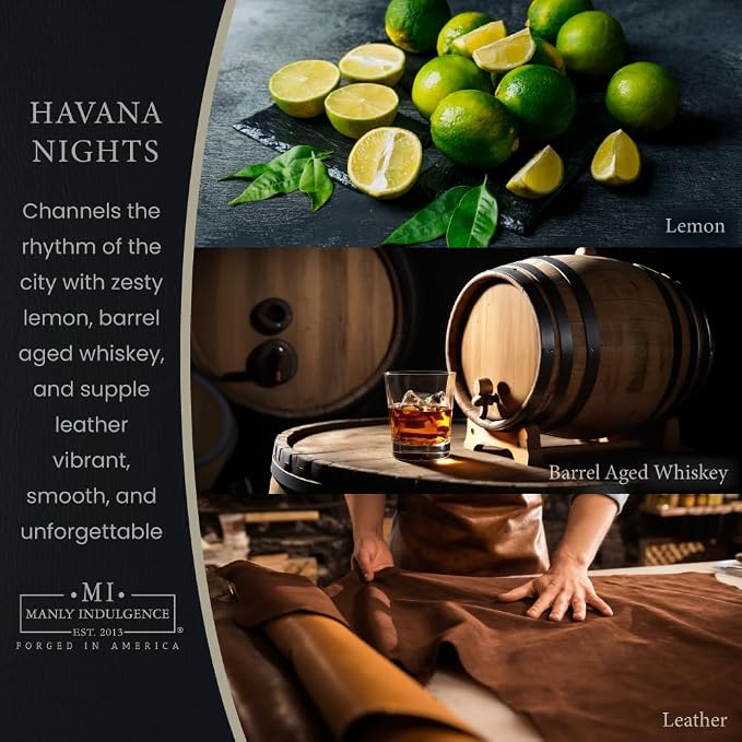 Manly Indulgence Havana Nights Scented Candles - Image 2