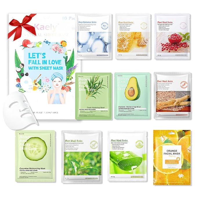 Kaely 10 Pack Variety Face Masks by KaelyCosmetics