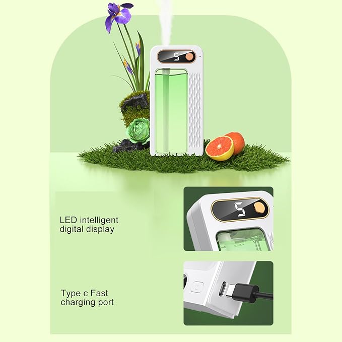 Automatic Wall Mount Fragrance Dispenser, Wall Mount Desktop Standing Air - Image 2