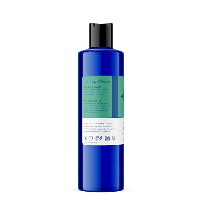 EO Body Oil Grapefruit Mint 8 oz Pack of 1, Nourishes Skin, Contains Vitamin E - Image 2