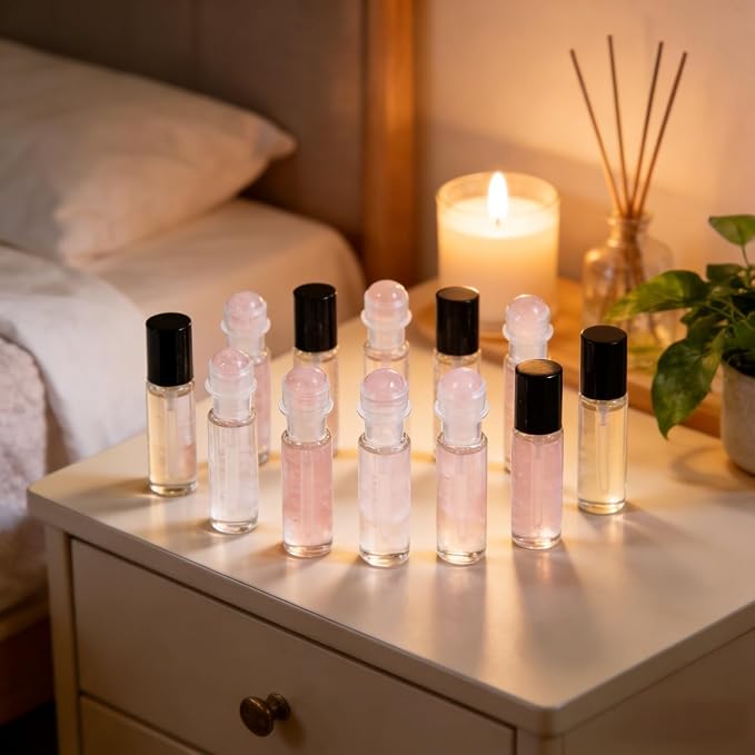 Didiseaon 9Pcs Essential Oil Roller Ball Tops - Image 2
