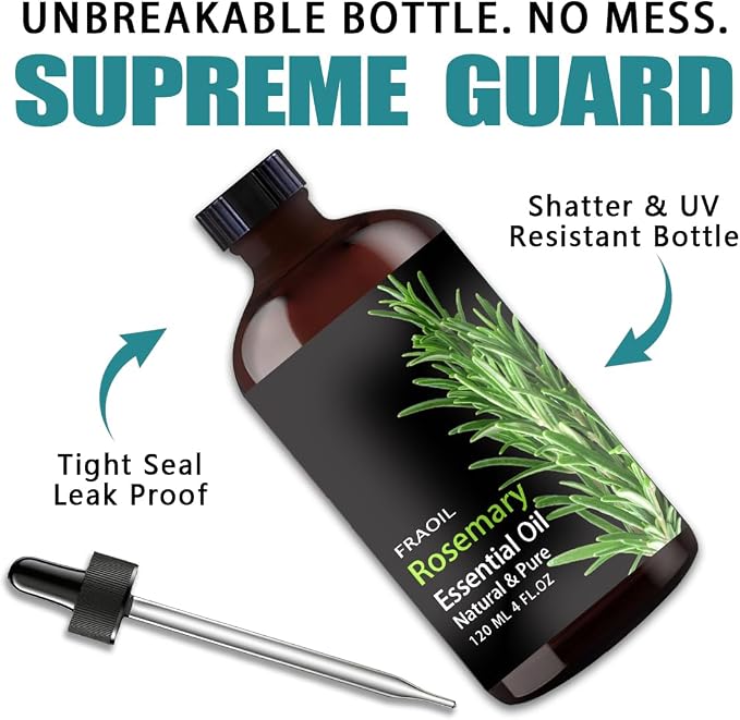 Rosemary Essential Oil, Rosemary Oil 4 Fl Oz 120ML - Image 4