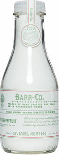 Barr-Co. Fir & Grapefruit Fine Hand Made Bath Salts, Woody & Citrus Bathing Salt by BarrCo