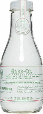 Barr-Co. Fir & Grapefruit Fine Hand Made Bath Salts, Woody & Citrus Bathing Salt by BarrCo