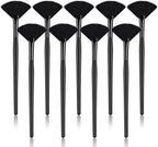 9 Pieces Facial Fan Mask Brushes, Soft Facial Applicator Brushes Tools by Maitys