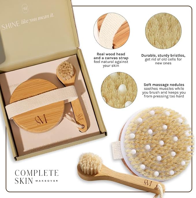CSM Dry Brushing Body and Face Brushes - Image 4