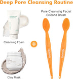 Pore Cleansing Silicone Facial Brush | Face Scrubber & Massager - Image 7