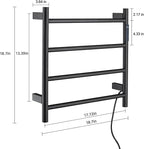 Heated Towel Racks, 4 Bars Towel Warmer Rack - Image 3