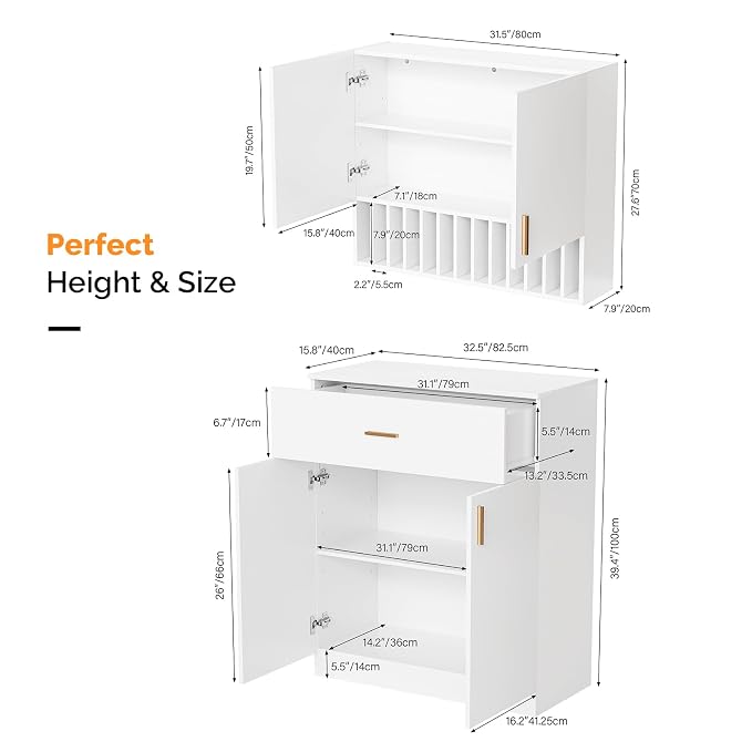 Salon Staion Hair Color Bar Organizers, Hair Color Rack, Barber Station Cabinet - Image 3