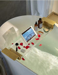 WANLIAN 33 Inch Luxury Bathtub Caddy Tray by WANLIAN